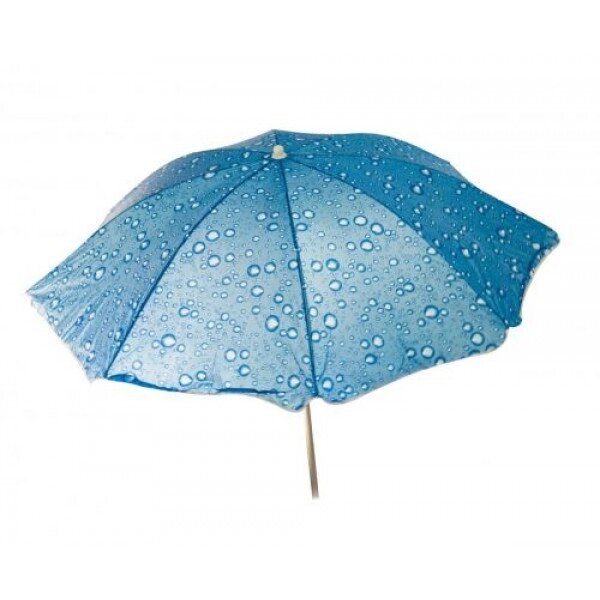 Пляжна парасолька "краплі" (синій) від компанії Інтернет-магазин  towershop.online - фото 1