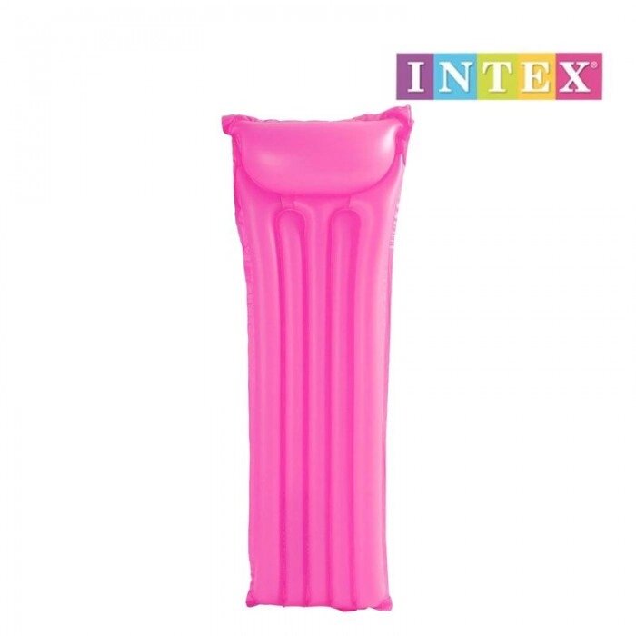 Пляжний надувний матрац Intex 59703 NP 183x69 см Рожевий від компанії Інтернет-магазин  towershop.online - фото 1
