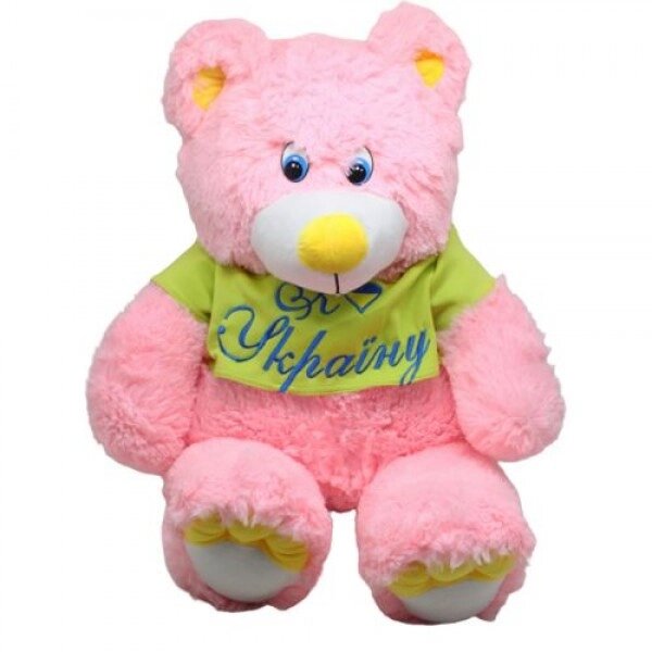 Плюшева іграшка "Ведмедик Барні", 50 см, рожевий від компанії Інтернет-магазин  towershop.online - фото 1