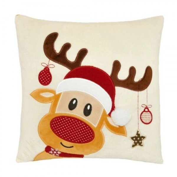 Подушка декоративна "Різдвяний олень" від компанії Інтернет-магазин  towershop.online - фото 1