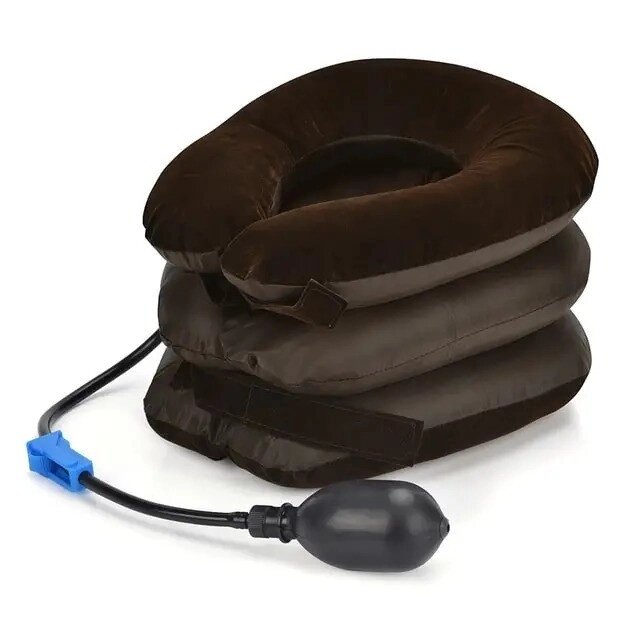 Подушка для витягування шийного відділу хребта надувна ортопедична від компанії Інтернет-магазин  towershop.online - фото 1