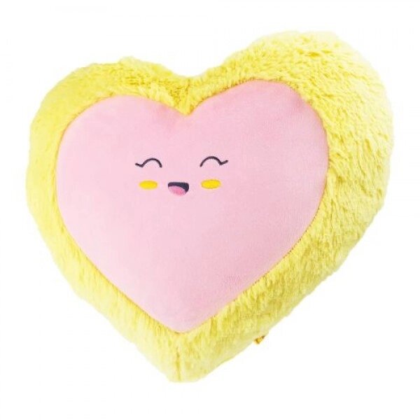 Подушка "серце з посмішкою" від компанії Інтернет-магазин  towershop.online - фото 1