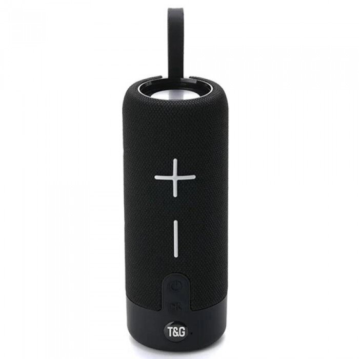 Портативна Bluetooth-колонка TG619C USB/TF з ремінцем Чорна від компанії Інтернет-магазин  towershop.online - фото 1