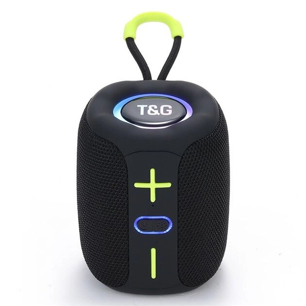 Портативна Bluetooth колонка TG658 8W з RGB підсвічуванням. Колір чорний від компанії Інтернет-магазин  towershop.online - фото 1