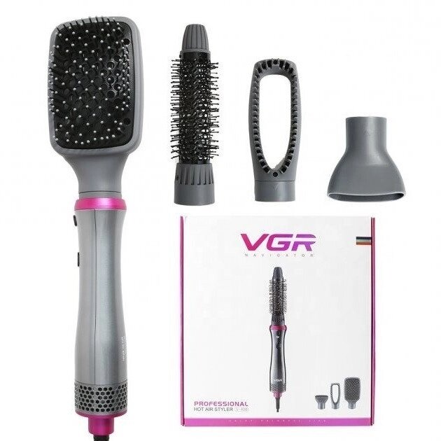 Професійний фен-стайлер для укладання волосся 4 в1 VGR V-408 700 Вт від компанії Інтернет-магазин  towershop.online - фото 1