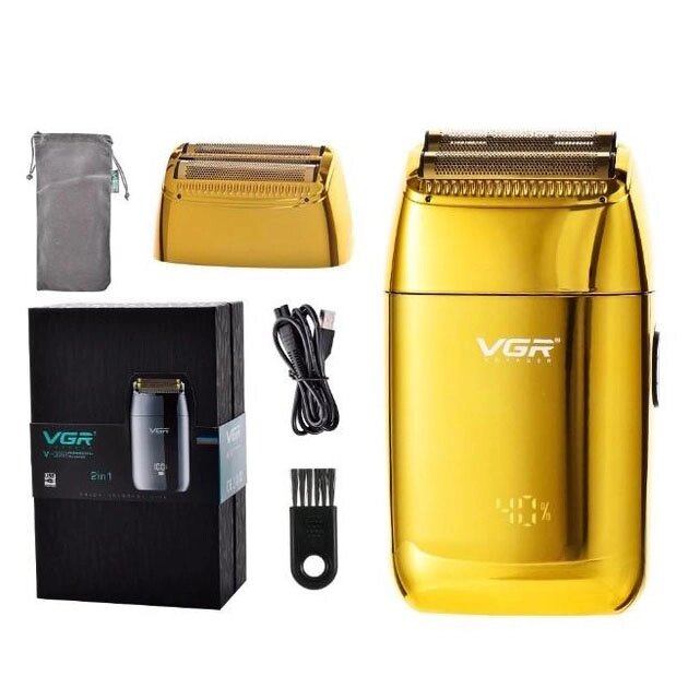 Професійний шейвер VGR V-399 Professional Foil Shaver Gold від компанії Інтернет-магазин  towershop.online - фото 1