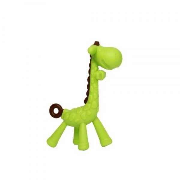 Прорізувач силіконовий "Жираф" (зелений) від компанії Інтернет-магазин  towershop.online - фото 1