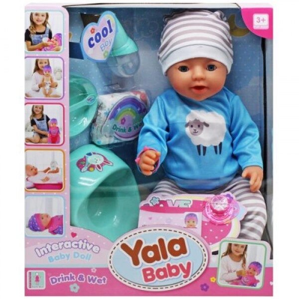 Пупс "Yala Baby: Drink & Wet" (30 см), вид 3 від компанії Інтернет-магазин  towershop.online - фото 1