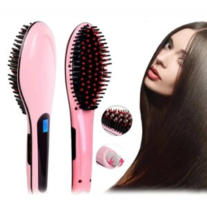 Гребінець випрямляч Fast Hair Straightener, гофре плойка праска для волосся, праска для вирівнювання