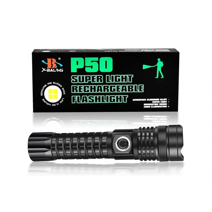 Ручний акумуляторний ліхтар BL-A91-P50 ліхтарик від компанії Інтернет-магазин  towershop.online - фото 1