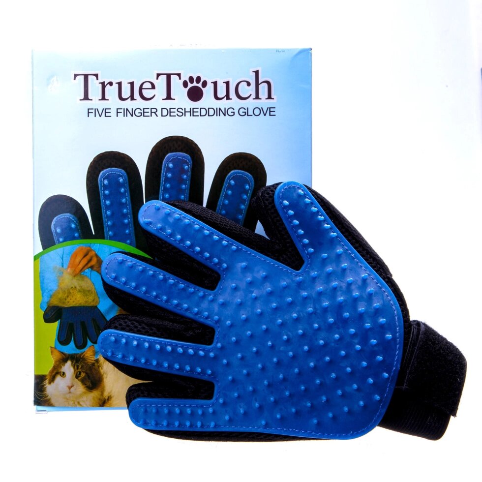 Рукавичка NBZ True Touch для вичісування вовни від компанії Інтернет-магазин  towershop.online - фото 1