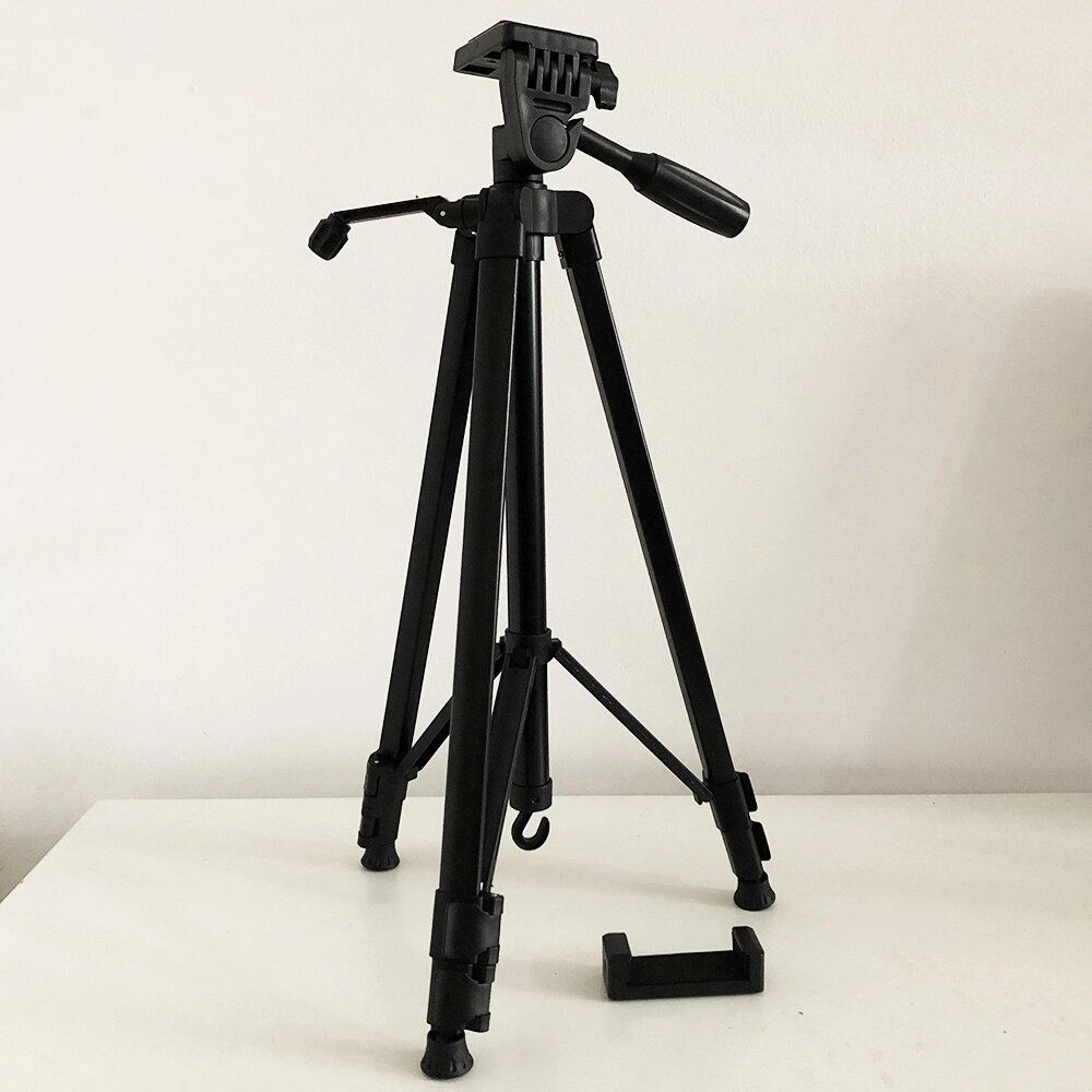 Штатив для камери, телефону, тріпод, тринога TriPod 380A 0.50-1.35м від компанії Інтернет-магазин  towershop.online - фото 1