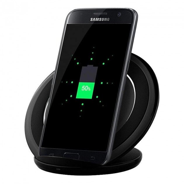 Швидка бездротова зарядка для телефон FAST CHARGE WIRELESS S7 бездротове зарядний. Колір: чорний від компанії Інтернет-магазин  towershop.online - фото 1