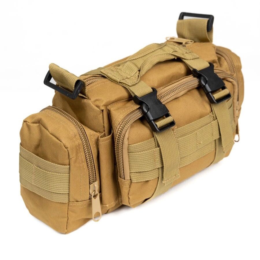 Сумка - підсумок тактична поясна Tactical військова, сумка нагрудна з ременем на плече 5 літрів кордура від компанії Інтернет-магазин  towershop.online - фото 1