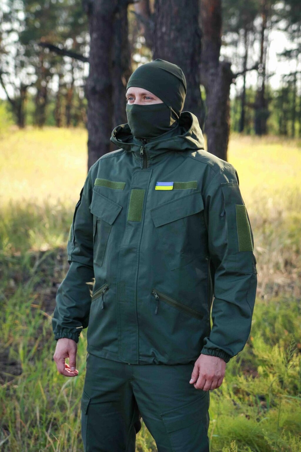 Тактична куртка з капюшоном Ріп-стоп хакі від компанії Інтернет-магазин  towershop.online - фото 1