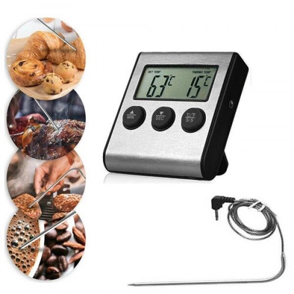 Термометр кухонний TP-600 з виносним щупом від компанії Інтернет-магазин  towershop.online - фото 1