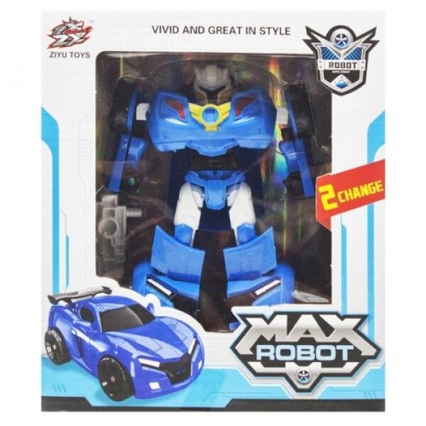 Трансформер "Max Robot", синій від компанії Інтернет-магазин  towershop.online - фото 1