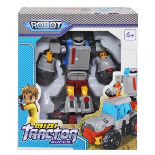 Трансформер "Робот-трактор" (сірий) від компанії Інтернет-магазин  towershop.online - фото 1