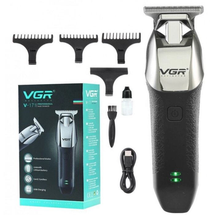 Тример для різання волосся VGR V-171 із зарядкою USB від компанії Інтернет-магазин  towershop.online - фото 1