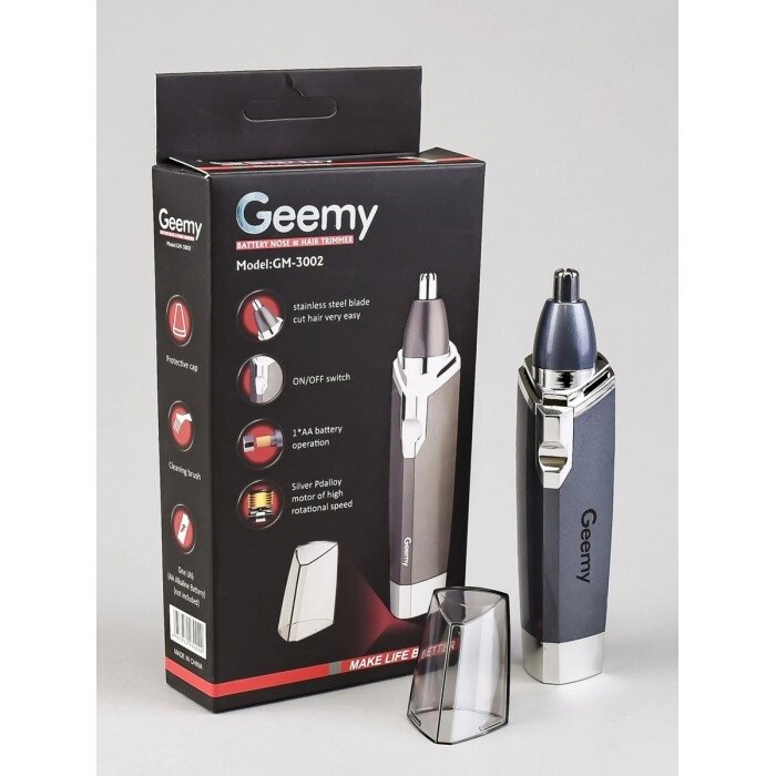 Тріммер універсальний GeemyGM-3002 бритва для носа і вух на батарейці від компанії Інтернет-магазин  towershop.online - фото 1