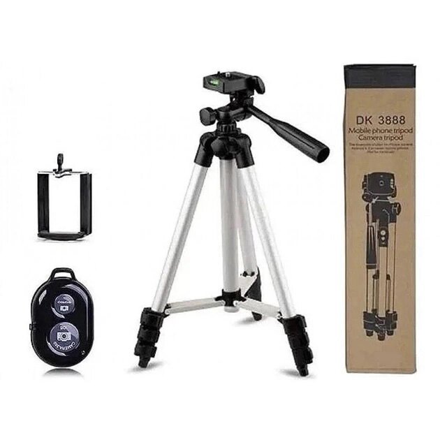 Трипод тринога штатив Tripod DK-3888 з пультом Bluetooth від компанії Інтернет-магазин  towershop.online - фото 1