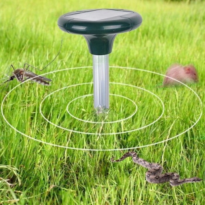 Ультразвуковий відлякувач гризунів кротів Solar Rodent Repeller 2 шт комплект від компанії Інтернет-магазин  towershop.online - фото 1