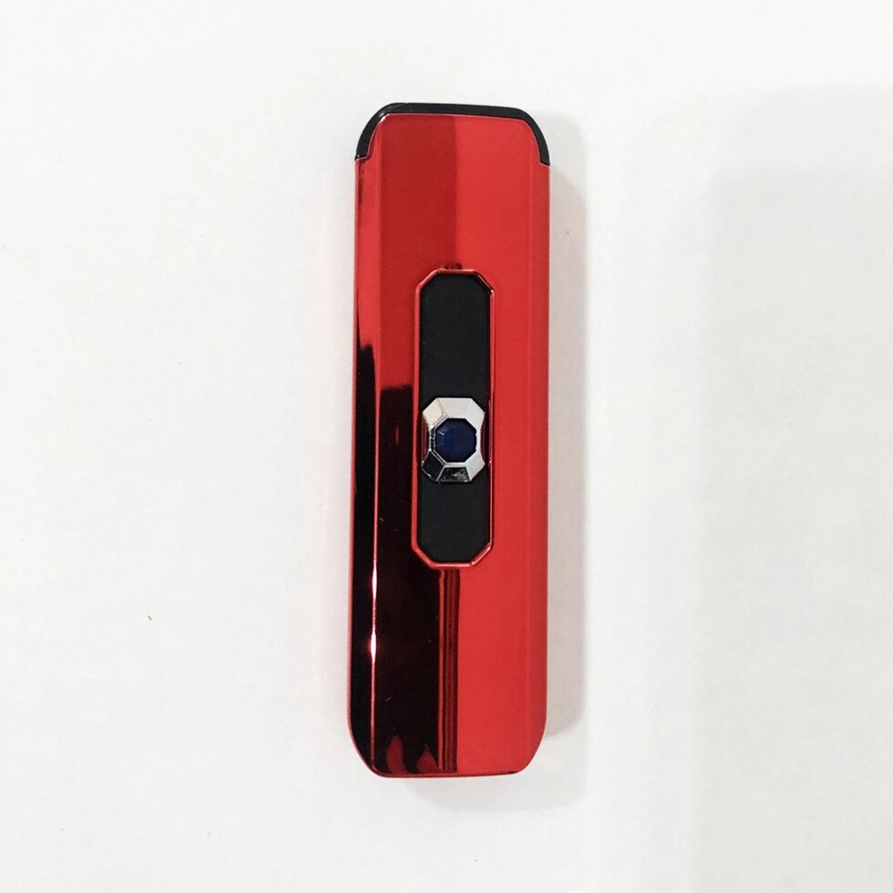 Запальничка електрична, електронна запальничка спіральна подарункова, сенсорна USB. Колір: червоний від компанії Інтернет-магазин  towershop.online - фото 1