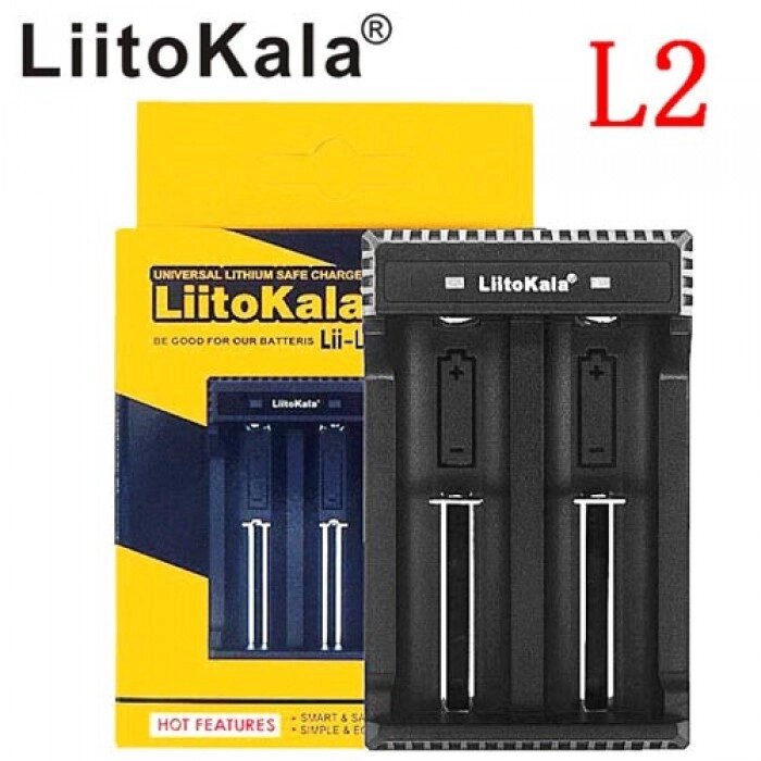 Зарядний пристрій LiitoKala Lii-L2 для 2-х акумуляторів від компанії Інтернет-магазин  towershop.online - фото 1