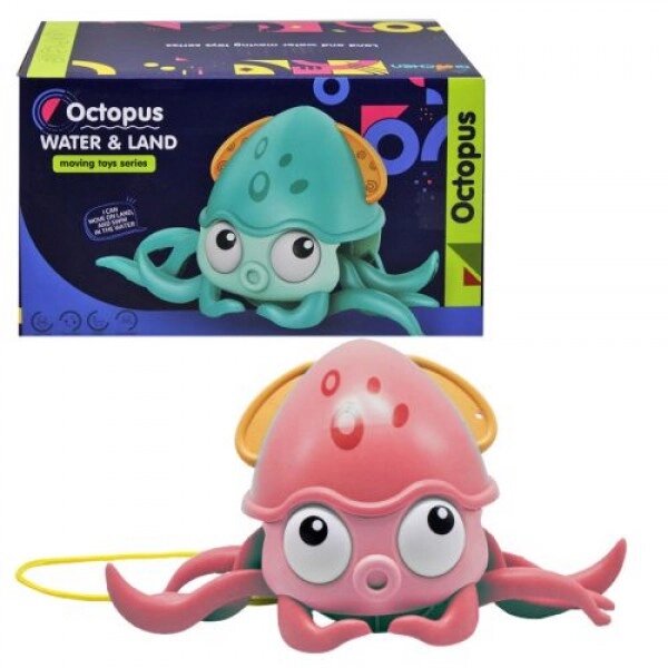 Заводна іграшка "Cute octopus" (рожевий) від компанії Інтернет-магазин  towershop.online - фото 1