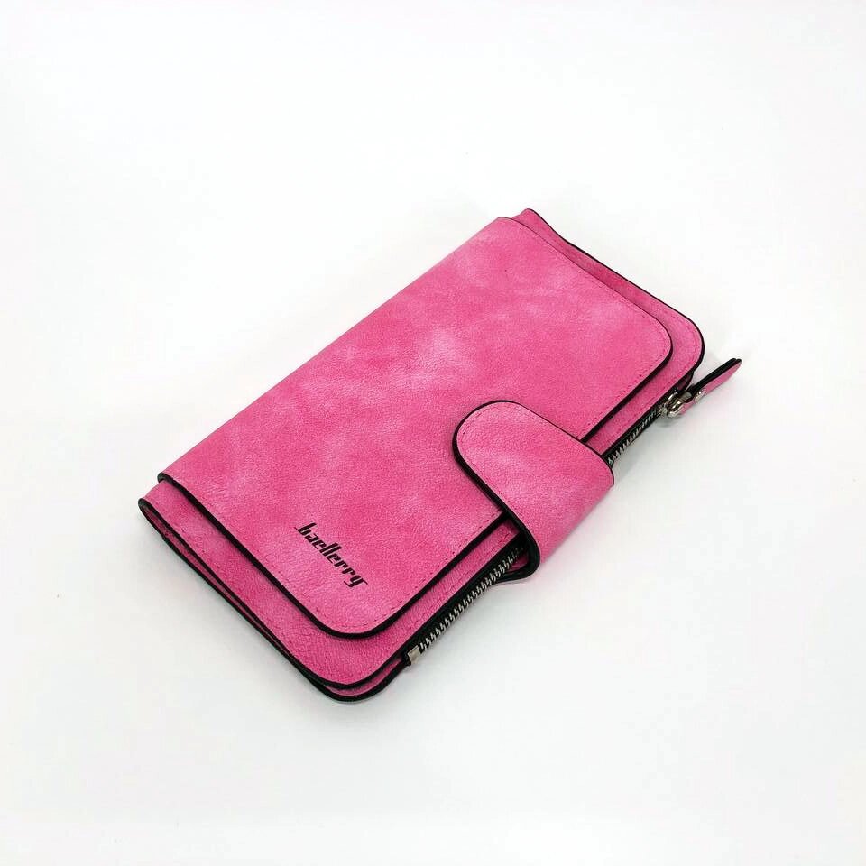 Жіночий гаманець портмоне клатч Baellerry Forever N2345, Компактний гаманець дівчинці. Колір: малиновий від компанії Інтернет-магазин  towershop.online - фото 1