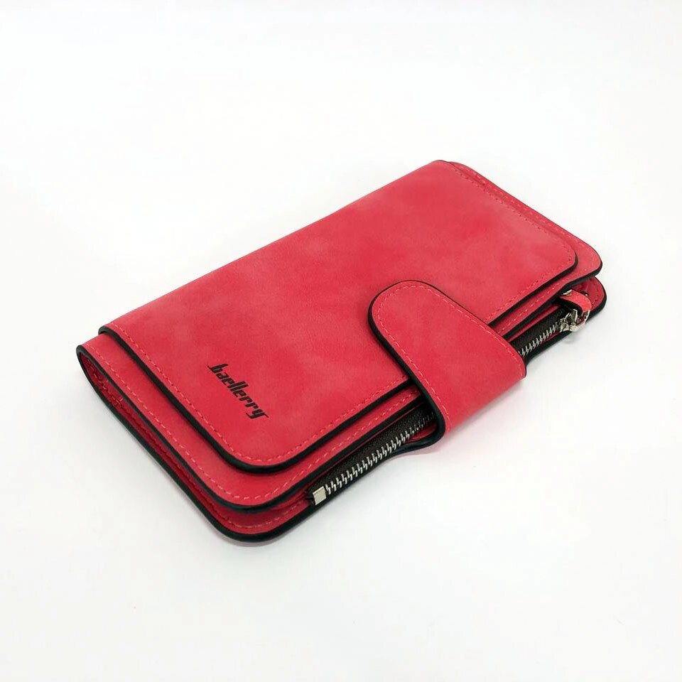Жіночий гаманець портмоне клатч Baellerry Forever N2345, Компактний гаманець дівчинці. Колір: темно-червоний від компанії Інтернет-магазин  towershop.online - фото 1