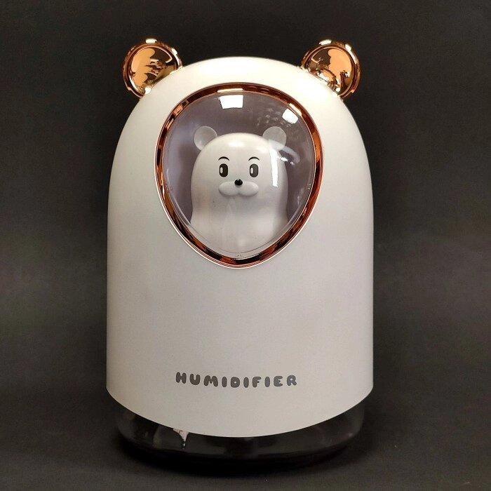 Зволожувач повітря Humidifier H2O USB на 300мл Мишка Білий від компанії Інтернет-магазин  towershop.online - фото 1
