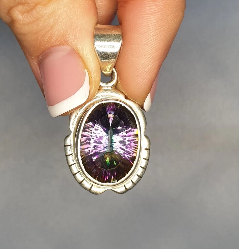 Срібний кулон з Mystic Topaz 13.3 g від компанії ПП Аргентум - фото 1