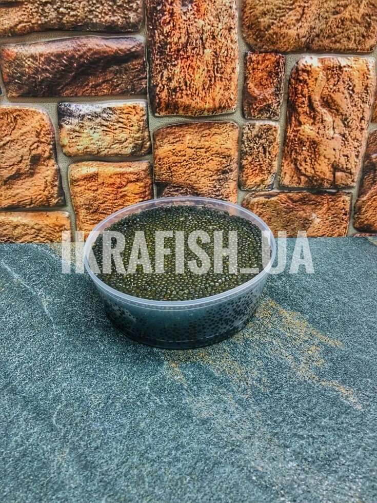 Ікра чорна калуга натуральна 100 грам від компанії Ikrafish_ua - фото 1