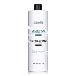 Шампунь для чоловіків, з ментолом і касторовою олією 1000 мл, Mirella Professional Shampoo
