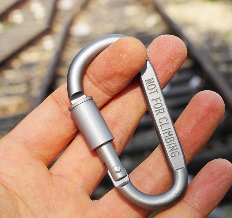 Алюмінієвий карабін D-Ring від компанії Інтернет-магазин "BUY-OPT" - фото 1