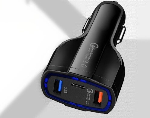 Автомобільний зарядний пристрій Quick Charge 3.0 SY-KC368 (без упаковки) від компанії Інтернет-магазин "BUY-OPT" - фото 1