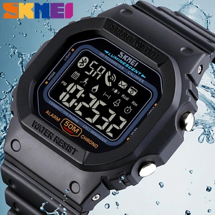 Чоловічі спортивні годинник водостійкі Skmei 1629 від компанії Інтернет-магазин "BUY-OPT" - фото 1
