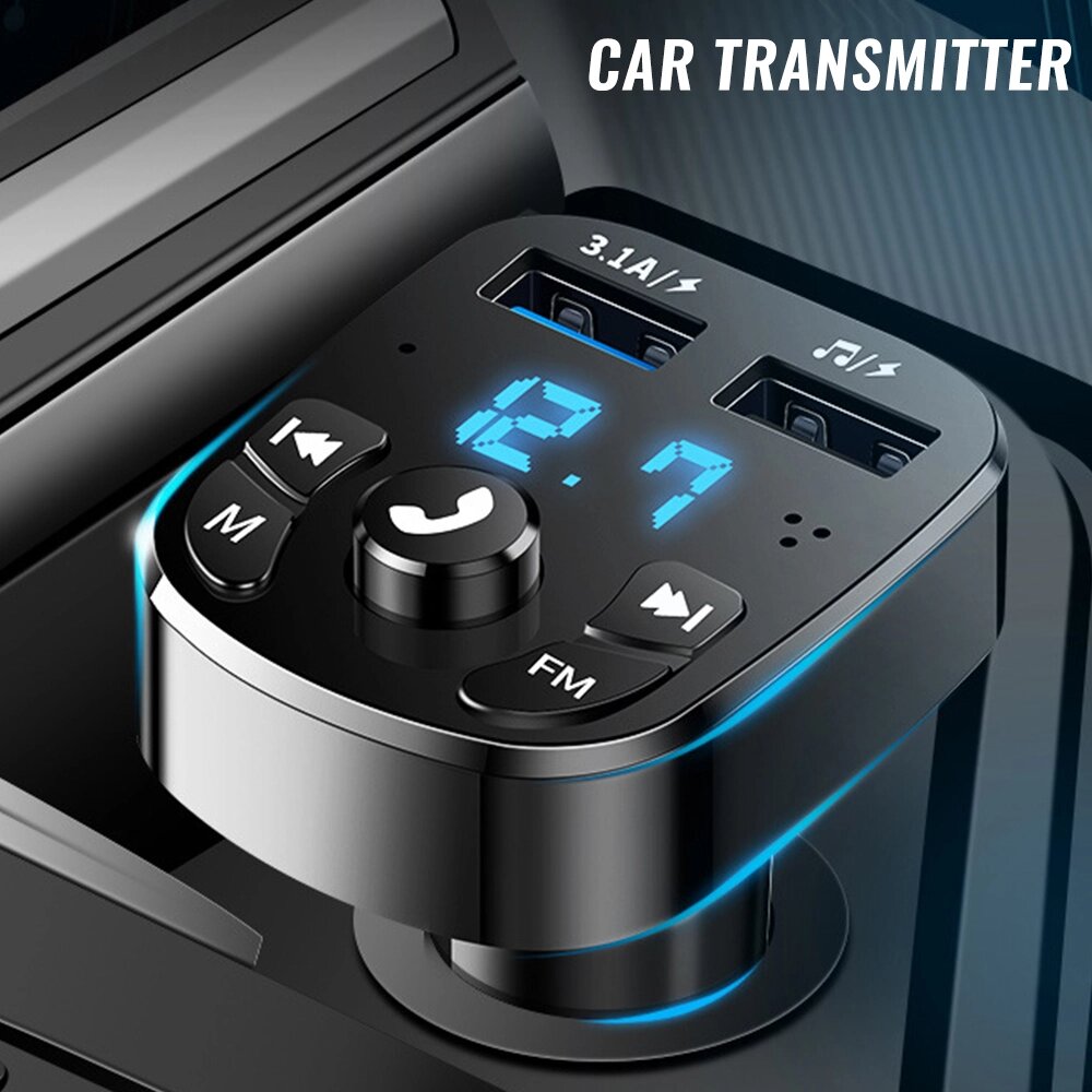 FM Модулятор Car Bluetooth CCZ000063 Handsfree USB 3.1A від компанії Інтернет-магазин "BUY-OPT" - фото 1