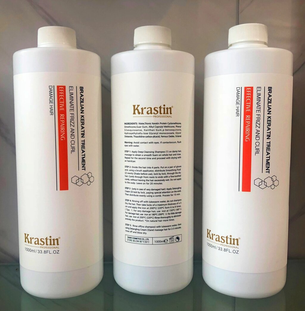 Krastin Кератин для випрямлення та відновлення волосся - Brazilian Keratin Treatment 1000 мл від компанії Інтернет-магазин "BUY-OPT" - фото 1