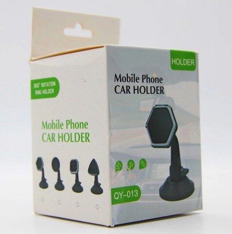 Магнітний тримач для телефону в машину Mount Holder QY-013 від компанії Інтернет-магазин "BUY-OPT" - фото 1
