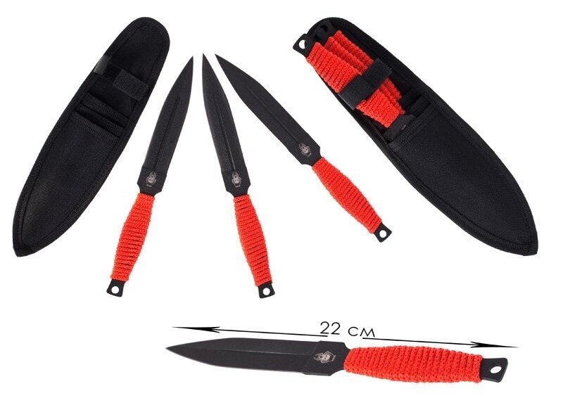 Метальні ножі K005(3 штуки) від компанії Інтернет-магазин "BUY-OPT" - фото 1