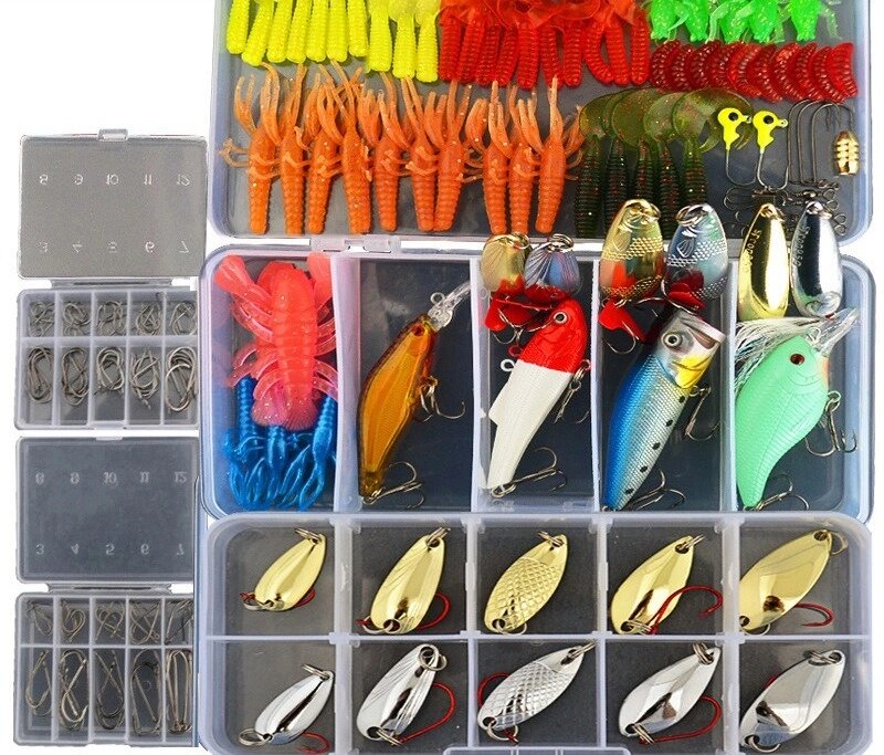 Набір риболовецьких приманок set1 від компанії Інтернет-магазин "BUY-OPT" - фото 1