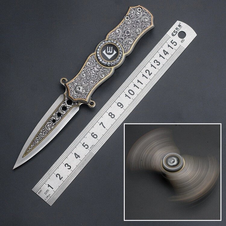 Нож-спиннер Spinner Toy Finger CM78 від компанії Інтернет-магазин "BUY-OPT" - фото 1