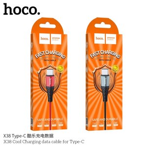 Кабель для заряджання та передачі даних Hoco COOL DATA CABLE X38 TYPE-C