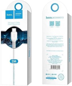 Кабель для заряджання та передачі даних Hoco X20 Flash type-c