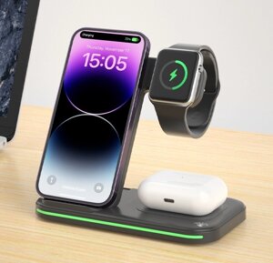 Бездротовий зарядний пристрій OJD-95 Wireless Charger Stand (з функцією MagSafe) 15W
