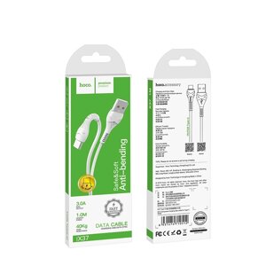 Кабель для заряджання та передачі даних Hoco COOL DATA CABLE X37 TYPE-C