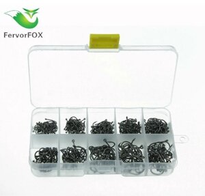 Набір риболовних гачків «FervorFOX» (500 шт)