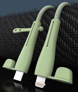 Захист кабеля від ізлома насадка-протектор для шнура Apple Lighting